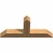 Ekena Millwork Portland Timber Gable Bracket, Western Red Cedar, 48"W x 22"H x 5 1/2"D x 5 1/2"F, 11/12 Pitch GBW048X22X0606POR00SWR - alternate 5